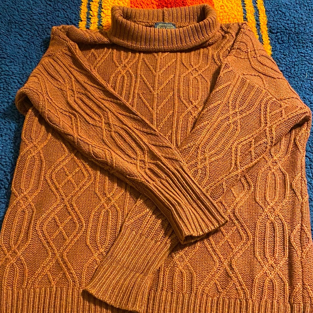 Pendleton mock turtleneck sweater